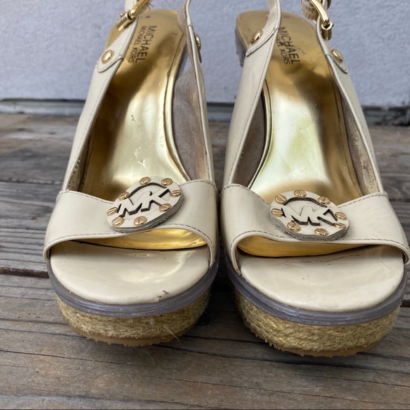 Nude Michael Kors Wedges - Picture 3 of 6